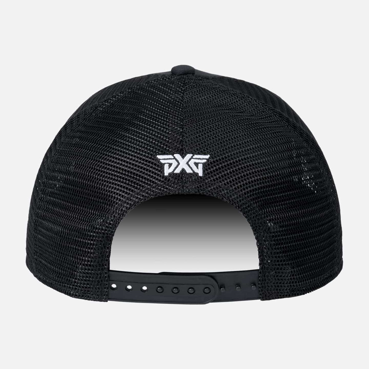 PXG Faceted Front Trucker Cap, Black, product photo 5