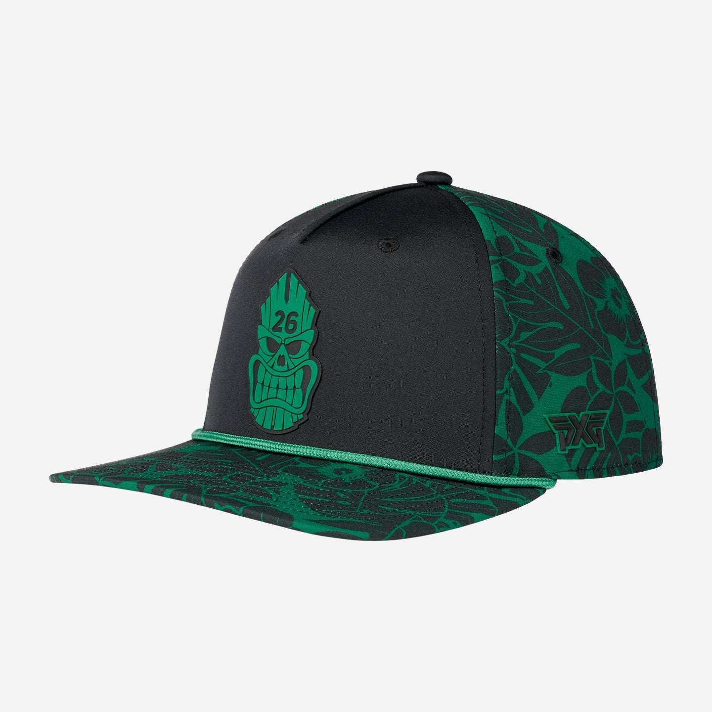 2026 Darkness Tiki Skull 5-Panel Curved Bill – PXG