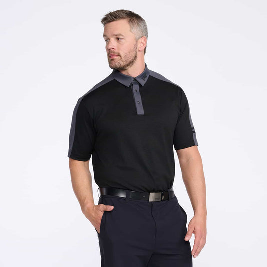 Men's Short Sleeve Shoulder Trim Polo - PXG