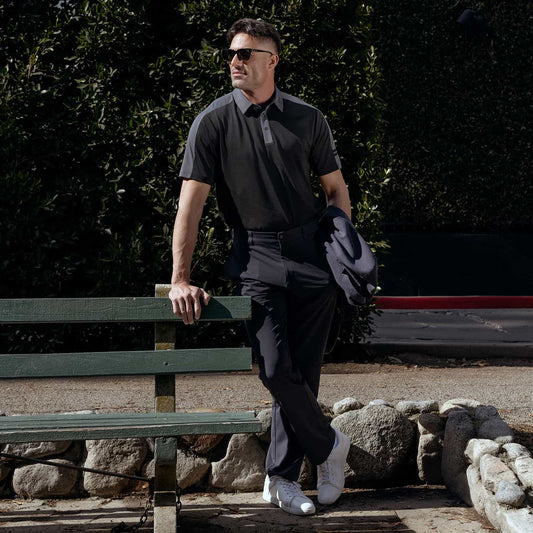 Men's Short Sleeve Shoulder Trim Polo - PXG