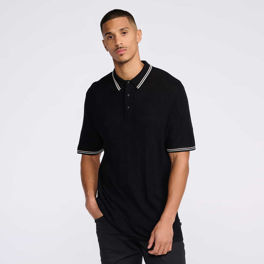 Men's Multi-Logo Jacquard Knitted Polo - PXG