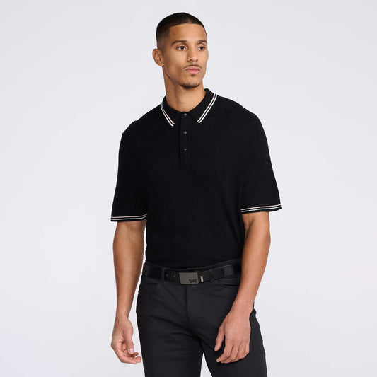 Men's Multi-Logo Jacquard Knitted Polo - PXG