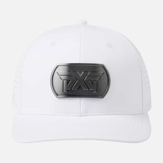 6 Panel Dog Tag Structured Low Crown Snapback - PXG