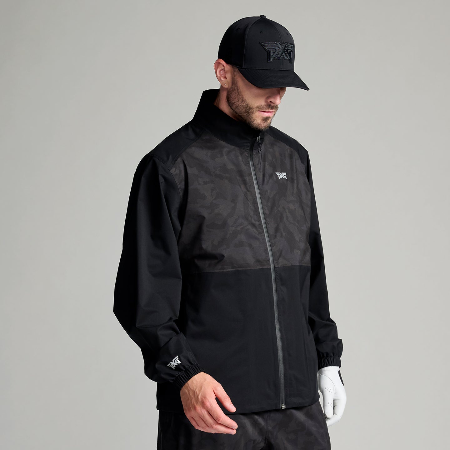 Men's Fairway Camo Rain Jacket – PXG - Main Image