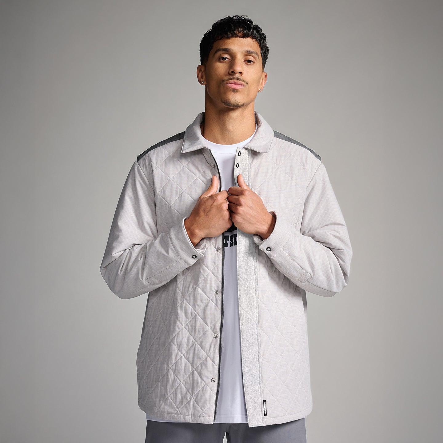 Men's Padded Shirt Jacket