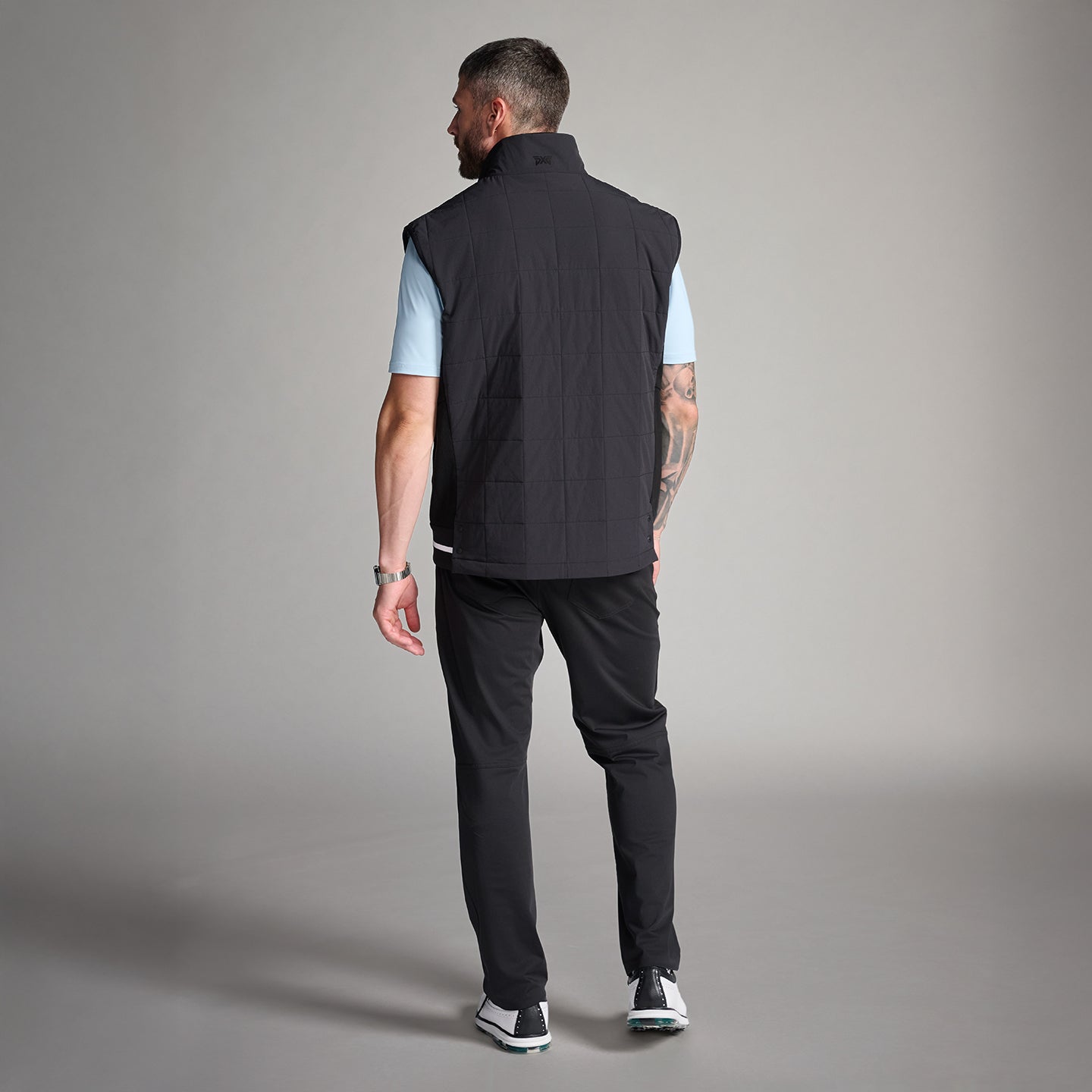 Men's 1/2 Zip Quilted Vest