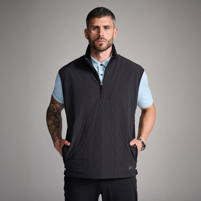 Men's 1/2 Zip Quilted Vest