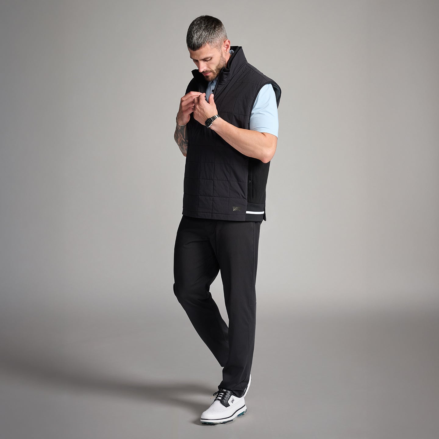 Men's 1/2 Zip Quilted Vest