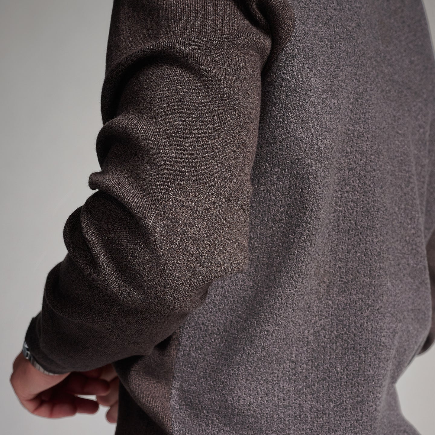 Men's Multi Yarn Mélange Crewneck Sweater