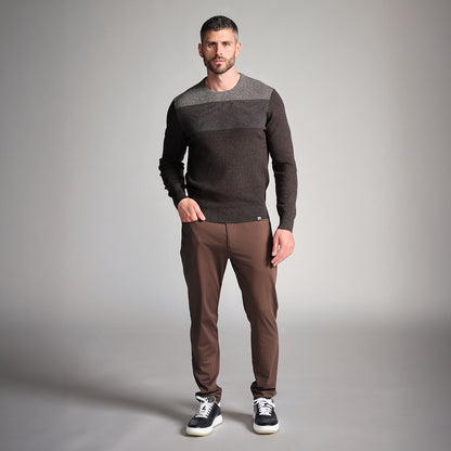 Men's Multi Yarn Mélange Crewneck Sweater