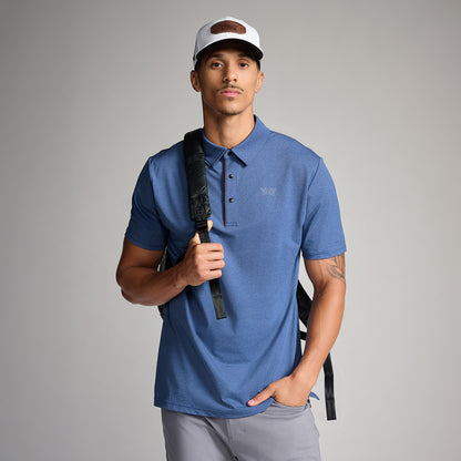 Men's Denim Blue Polo