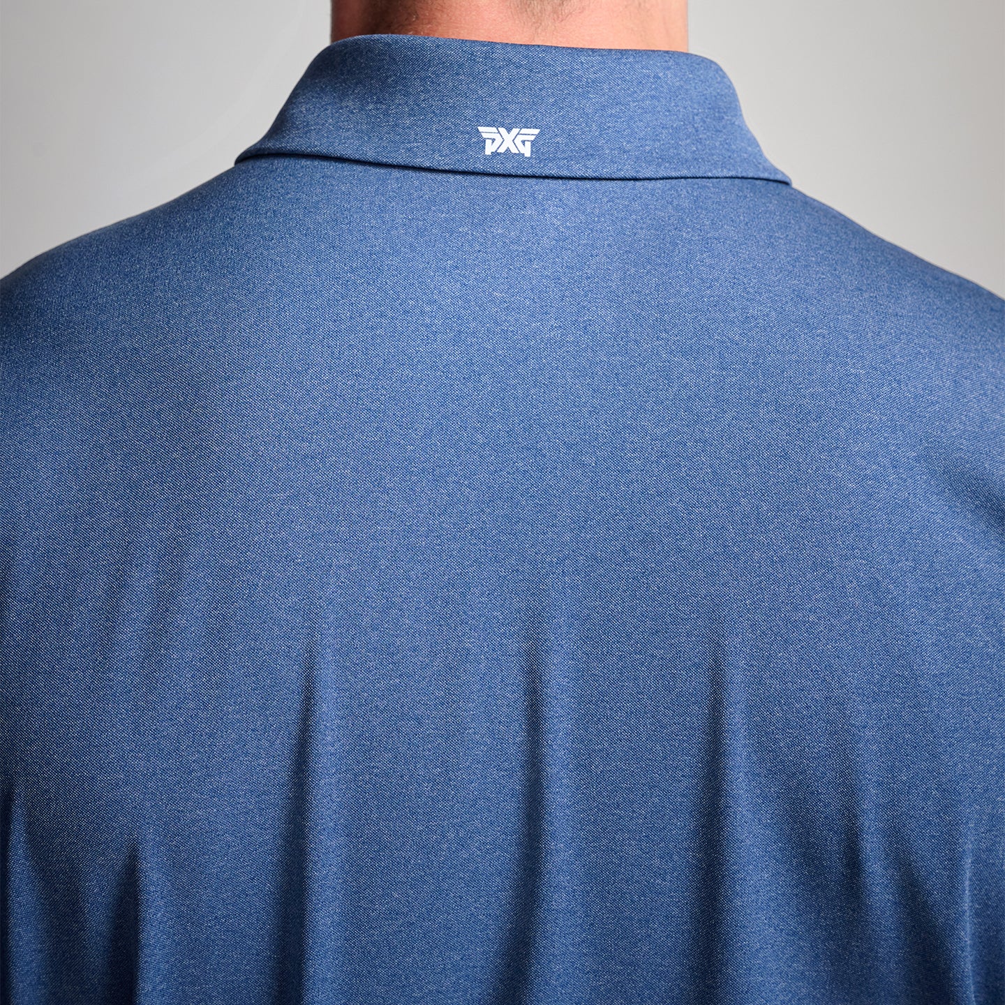 Men's Denim Blue Polo
