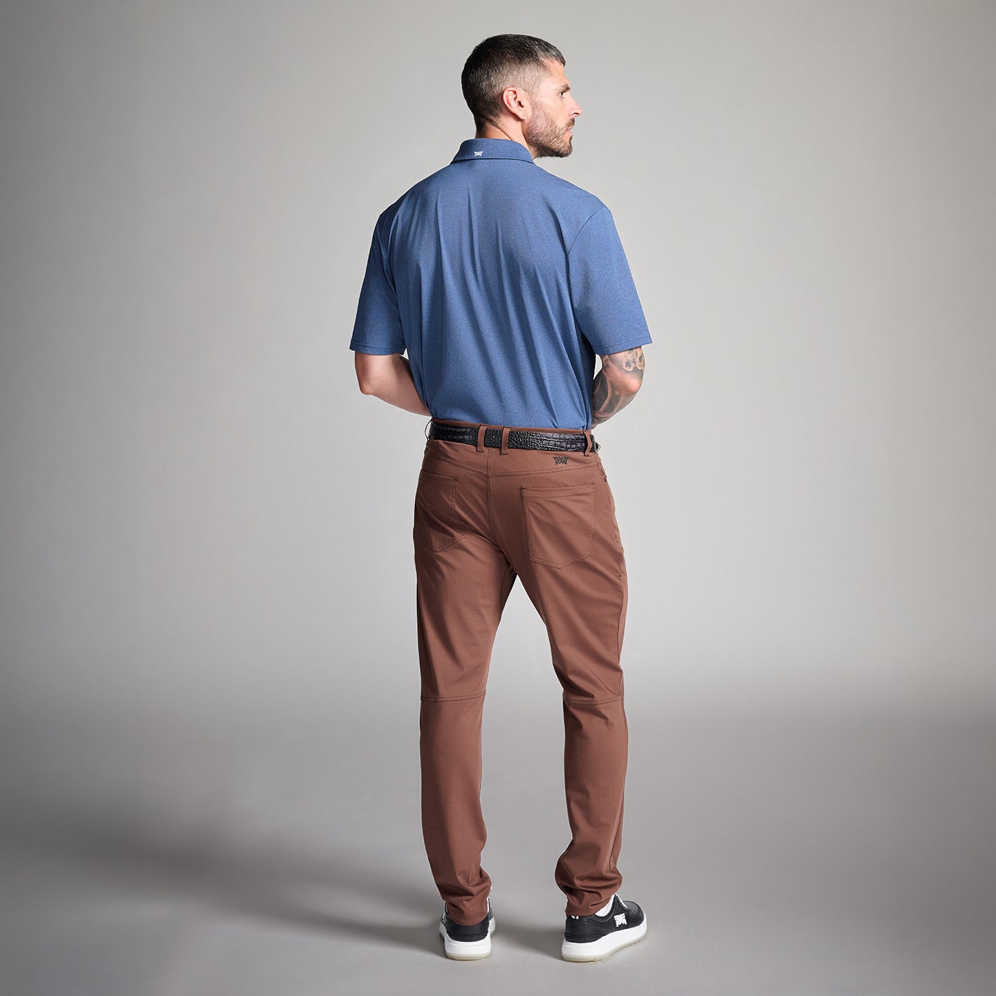 Men's Denim Blue Polo