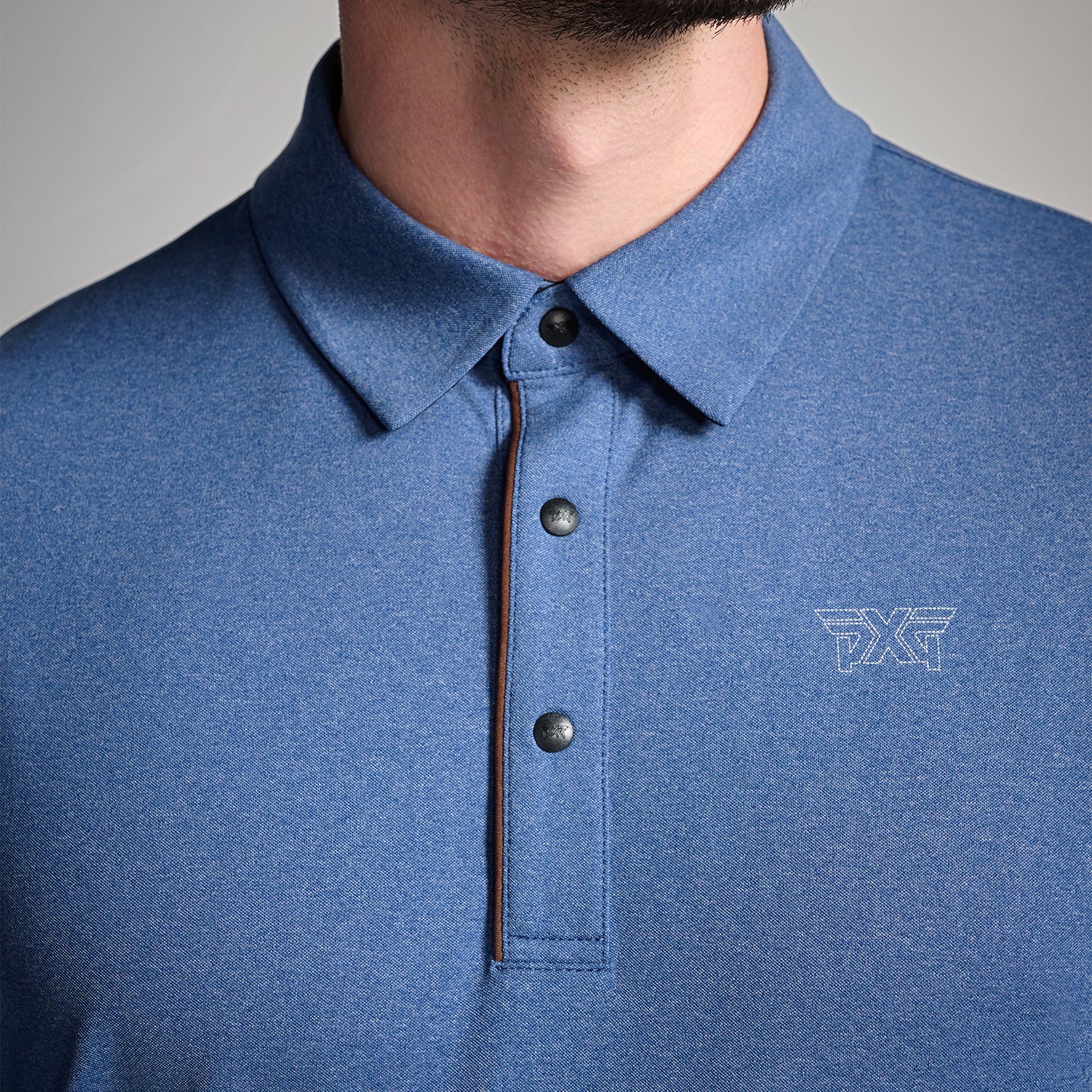 Men's Denim Blue Polo