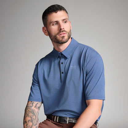 Men's Denim Blue Polo