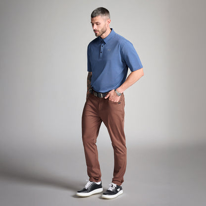 Men's Denim Blue Polo