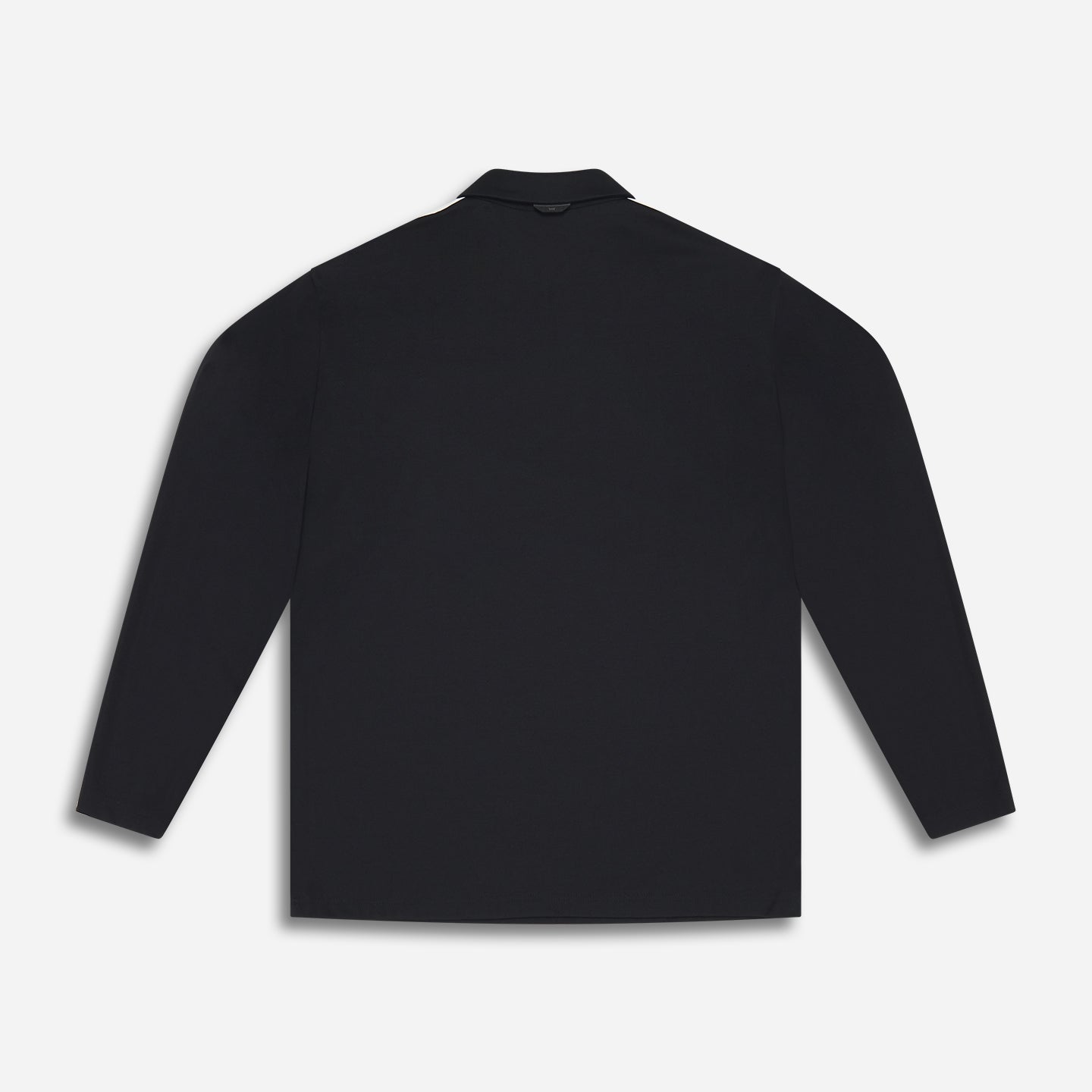 Men's Long Sleeve Shoulder Panel Polo