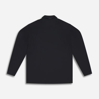 Men's Long Sleeve Shoulder Panel Polo