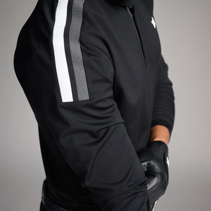 Men's Long Sleeve Shoulder Panel Polo