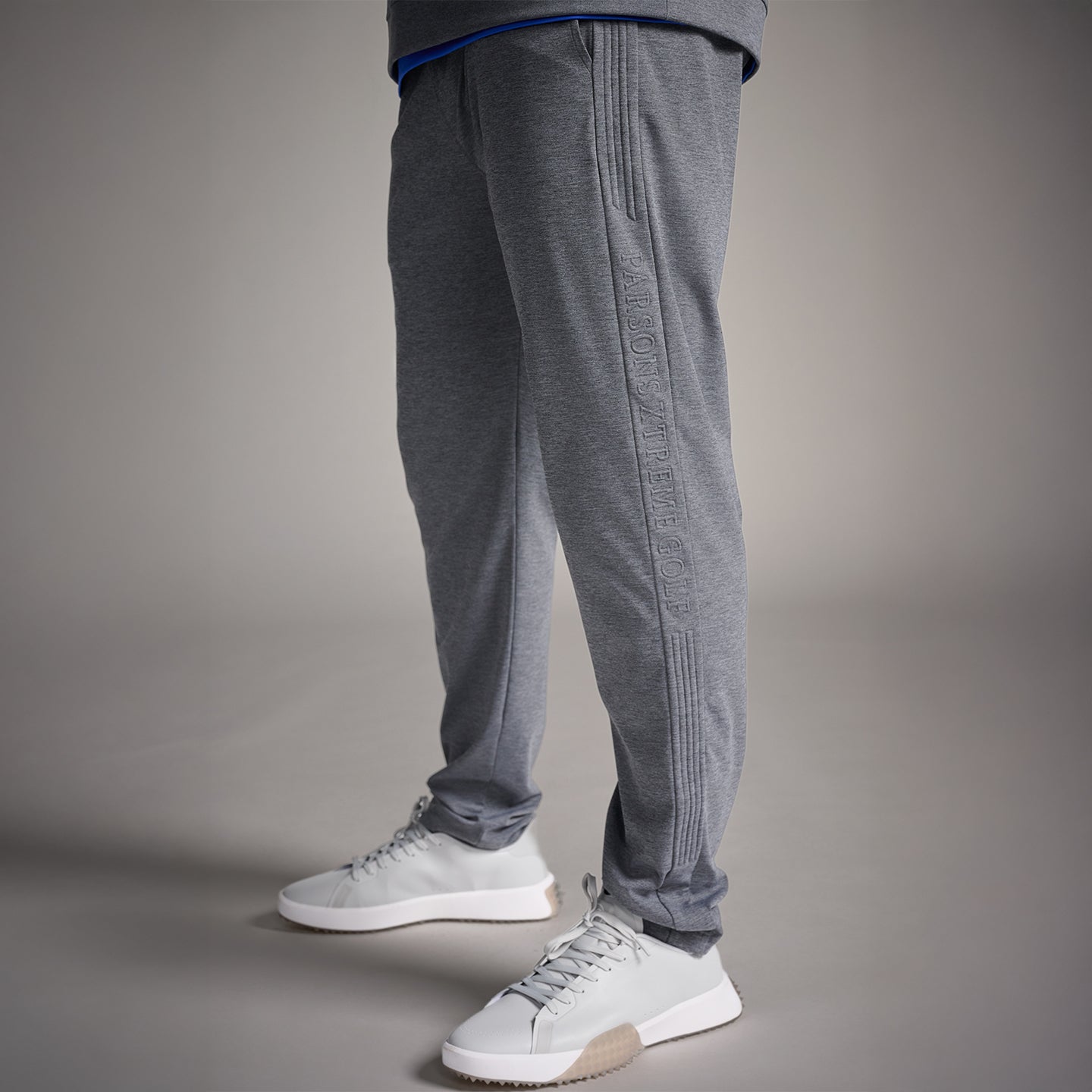 PXG men's charcoal shadow jogger on a white background