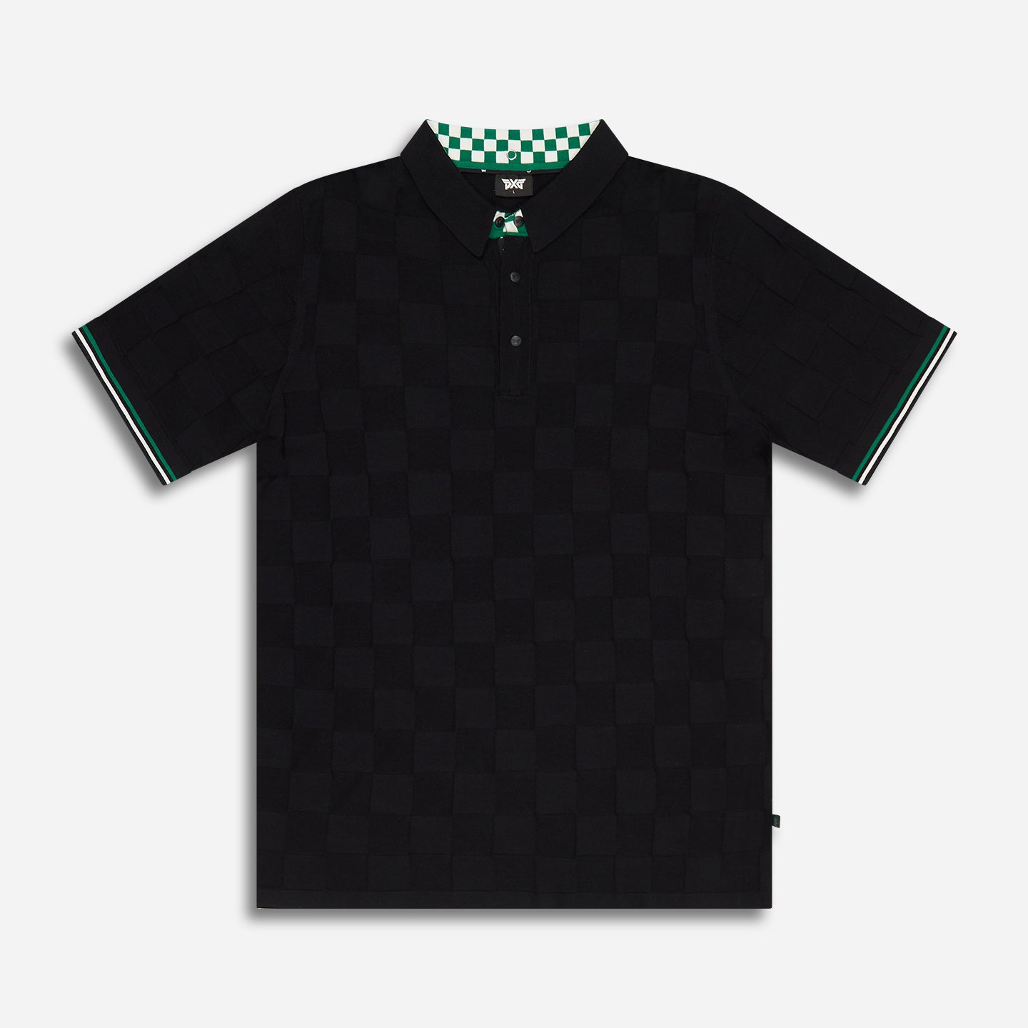 Men's Fairway Checkered Knitted Polo