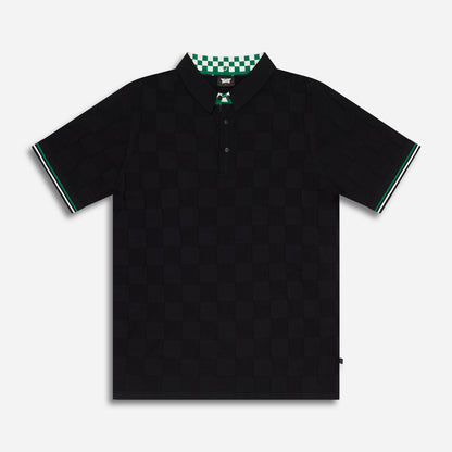Men's Fairway Checkered Knitted Polo