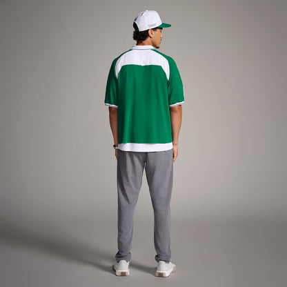 PXG men's evergreen grove dynamic blade 1/2 zip pullover on a white background