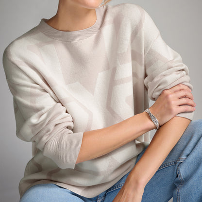 Women's All Over Logo Sweater