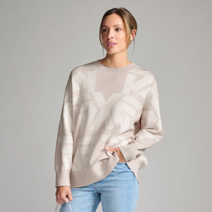 Women's All Over Logo Sweater