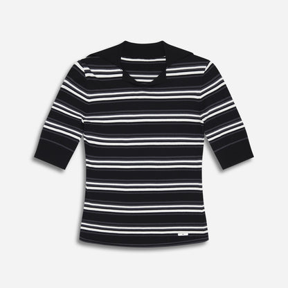 Women's Lapel Knitted Top