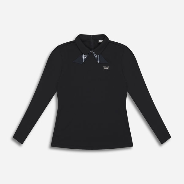 トップス 22AW Paneled Velour Long Sleeve Polo Velour Long Sleeve Polo - Noah