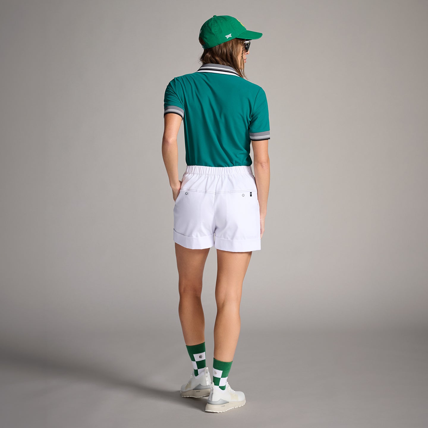レディースウェア RUFFLOG Hyper Stretch Golf Shorts Women's Summer Stroll Golf Shorts – PXG