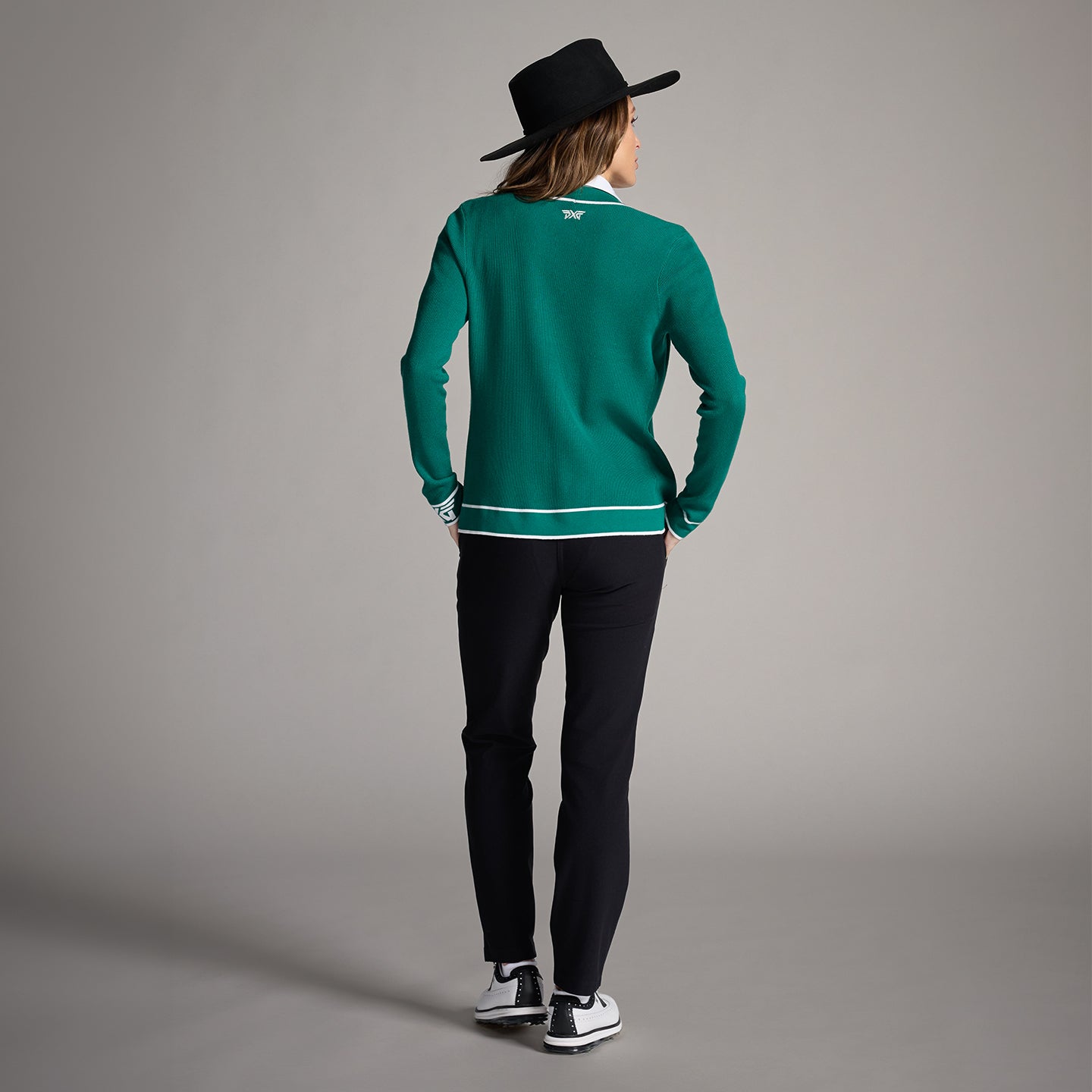 Women's Varsity V-Neck Cardigan | PXG
