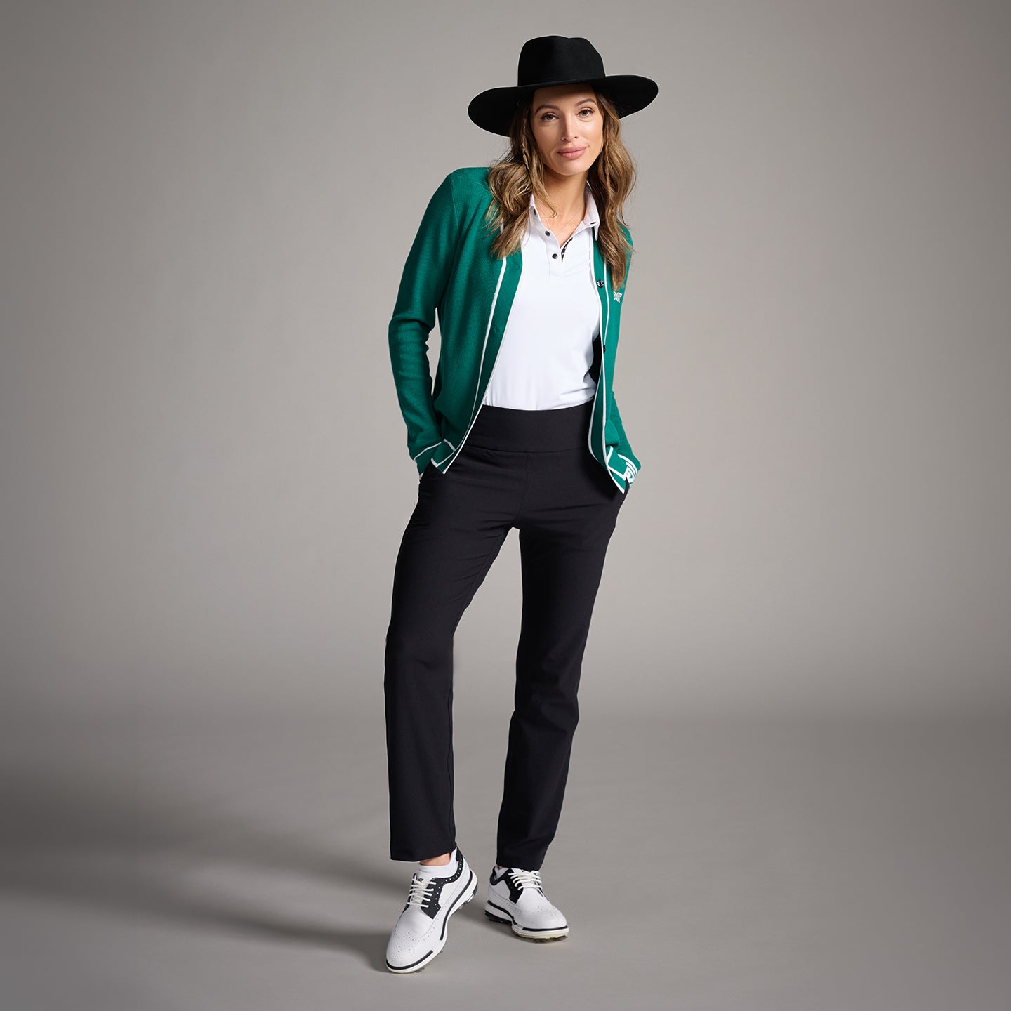 Women's Varsity V-Neck Cardigan | PXG