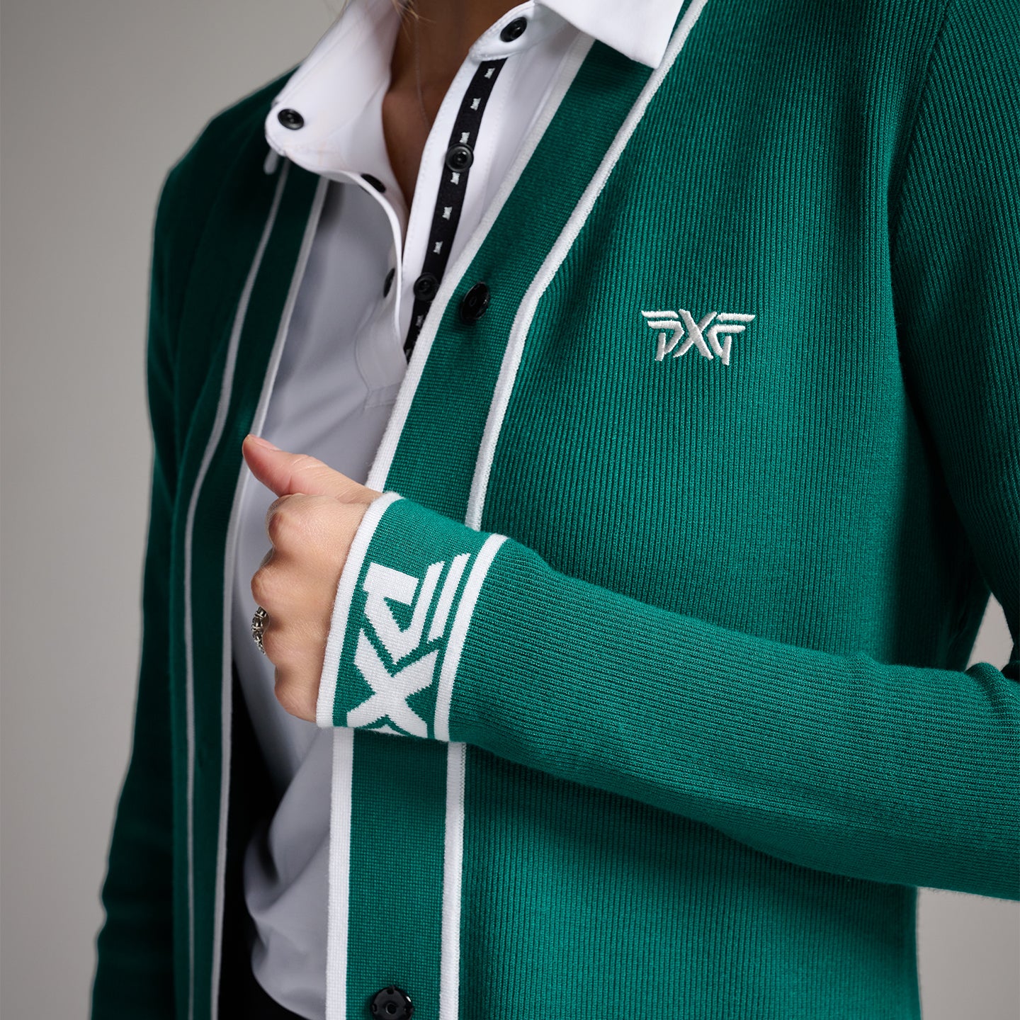 Women's Varsity V-Neck Cardigan