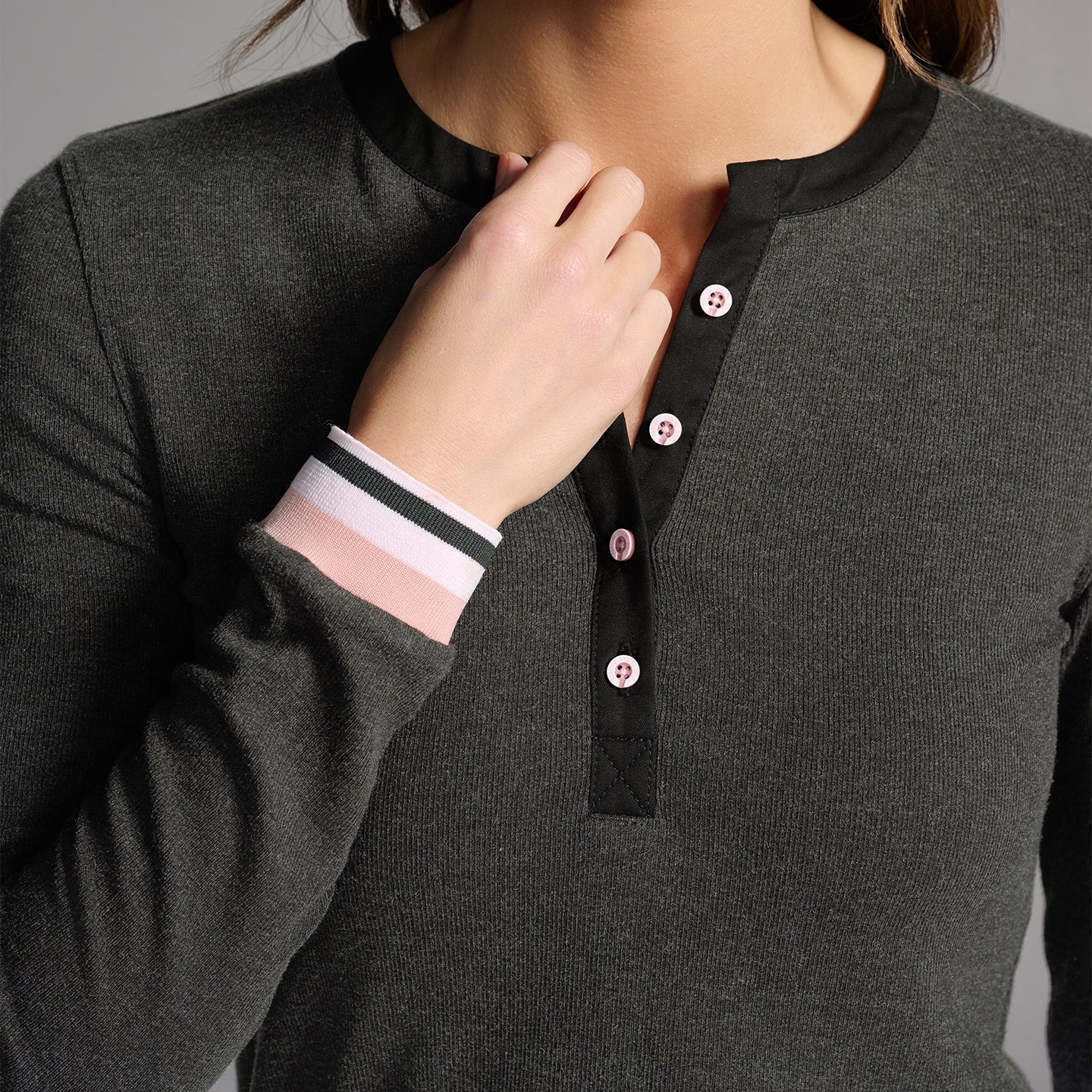 Women's Base Layer Henley Top