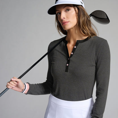 Women's Base Layer Henley Top