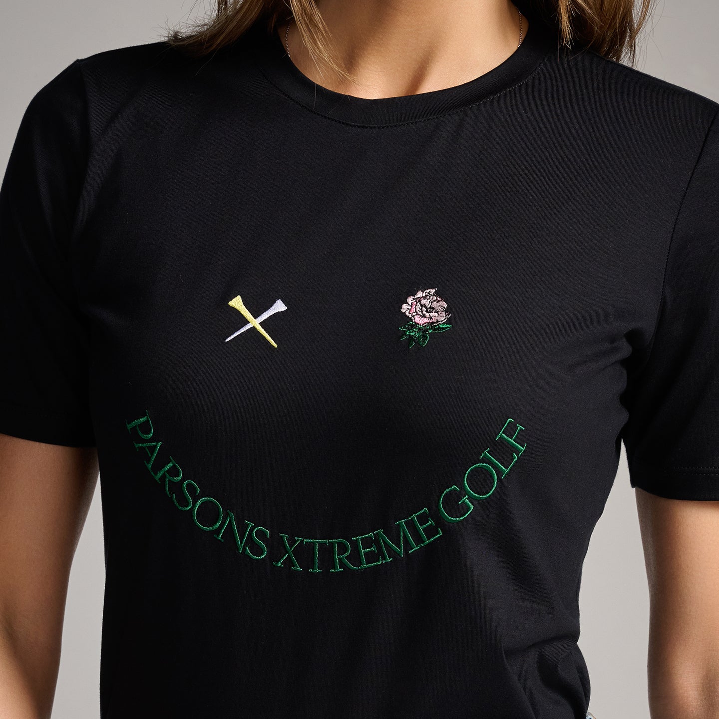 Women's Putt On A Happy Face Tee