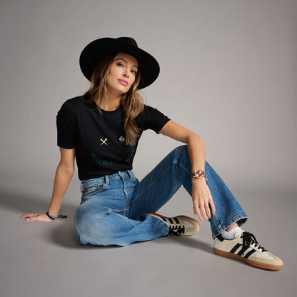 Women's Putt On A Happy Face Tee