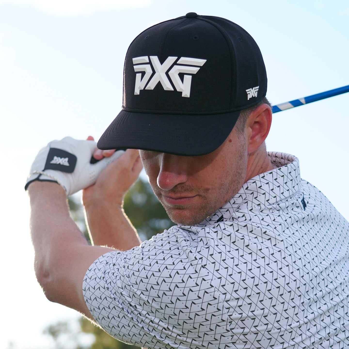 PXG 防寒ハーフジッパー サイズ XL BLACK& WHITE Stretch Snapback Hat – PXG