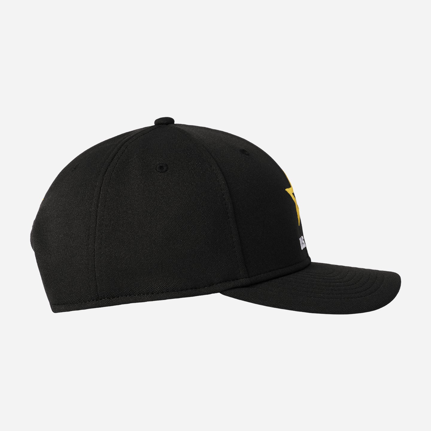 Black hat with an Army logo on a white background
