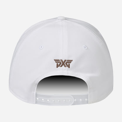 6-Panel Curved Bill Snapback Patch Cap