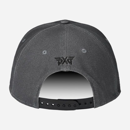 6-Panel Curved Bill Snapback Patch Cap