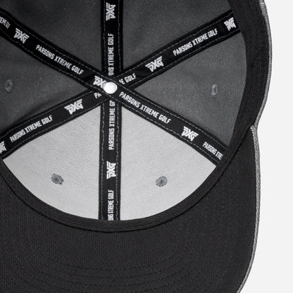 6-Panel Curved Bill Snapback Patch Cap