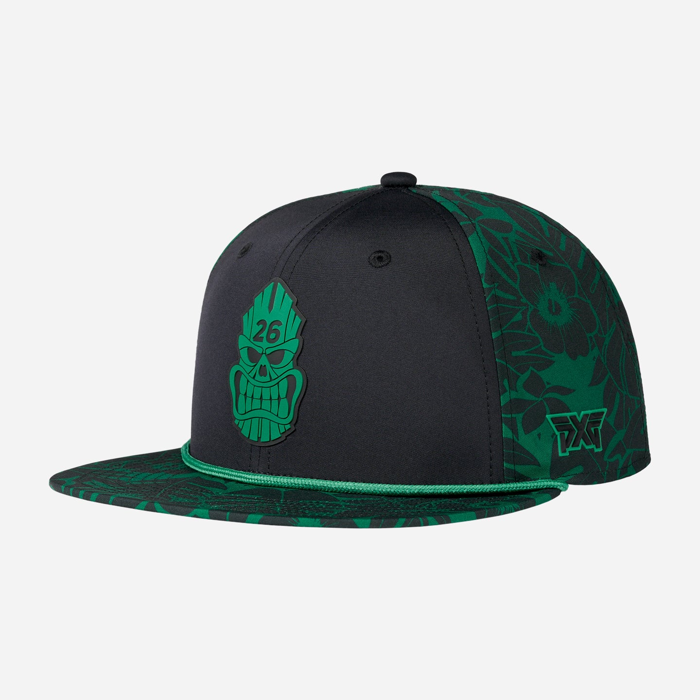 2026 Darkness Tiki Skull 6-Panel Flat Bill
