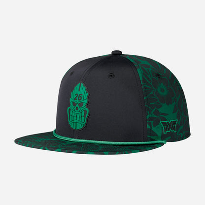 2026 Darkness Tiki Skull 6-Panel Flat Bill
