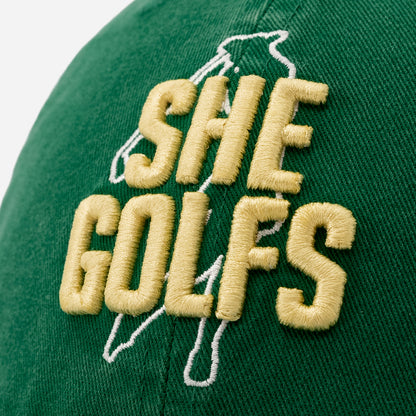 Women's #Shegolfs Snapback Cap