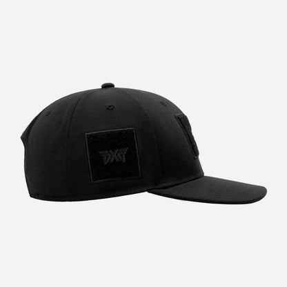 Velcro Patch 6-Panel Curved Bill Cap