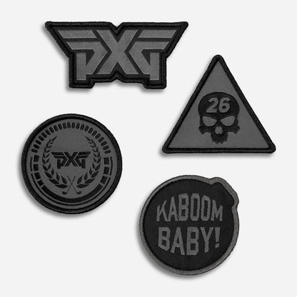 Velcro Patch 6-Panel Curved Bill Cap