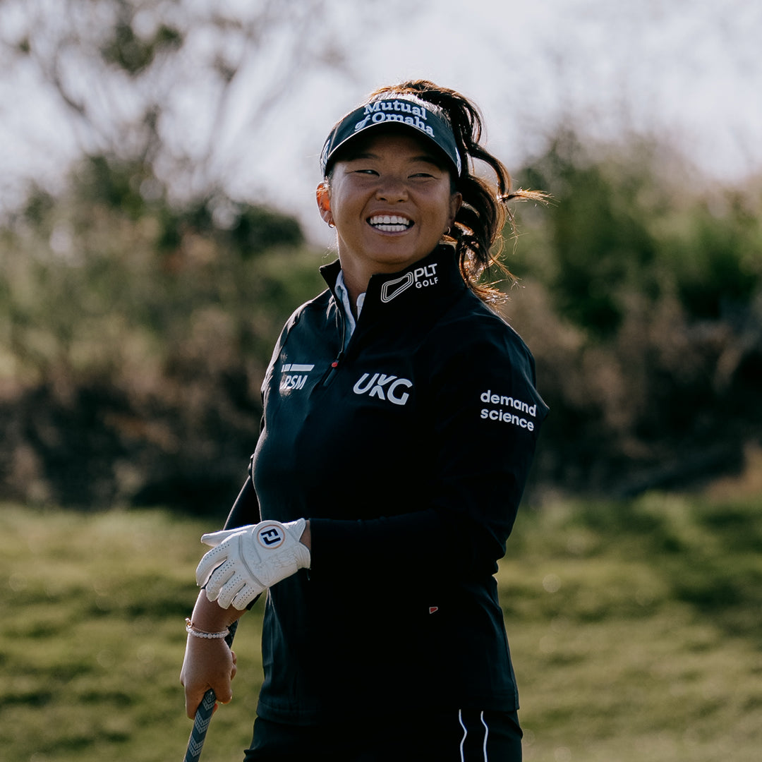 LPGA Tour Pro Megan Khang on a golf course